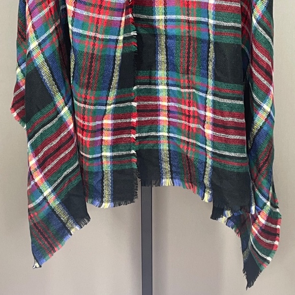 Betsey Johnson Multicolor Plaid Wrap - Picture 3 of 10